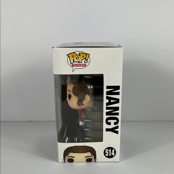 Funko Pop #514 Stranger Things Nancy Wheeler With Gun Vinyl Pop Television - Picture 2 of 6